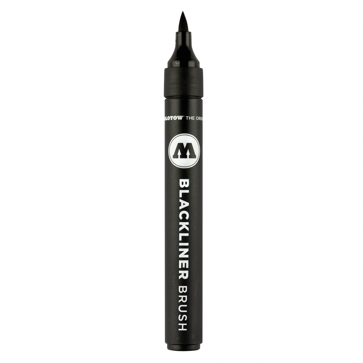 Molotow Blackliner Brush Zwart - Brushmarker