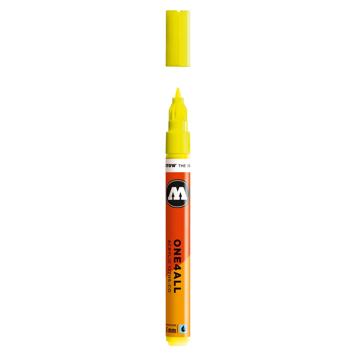 Molotow ONE4ALL 127HS-CO Verfstift Neon Geel Fluo - Acrylmarker 1,5 mm