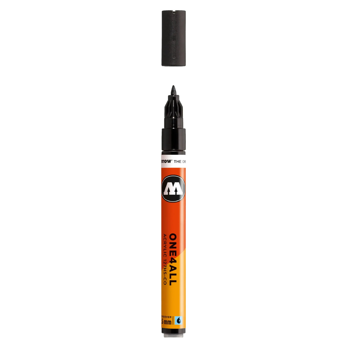 Molotow ONE4ALL 127HS-CO Verfstift Signaal Zwart - Acrylmarker 1,5 mm