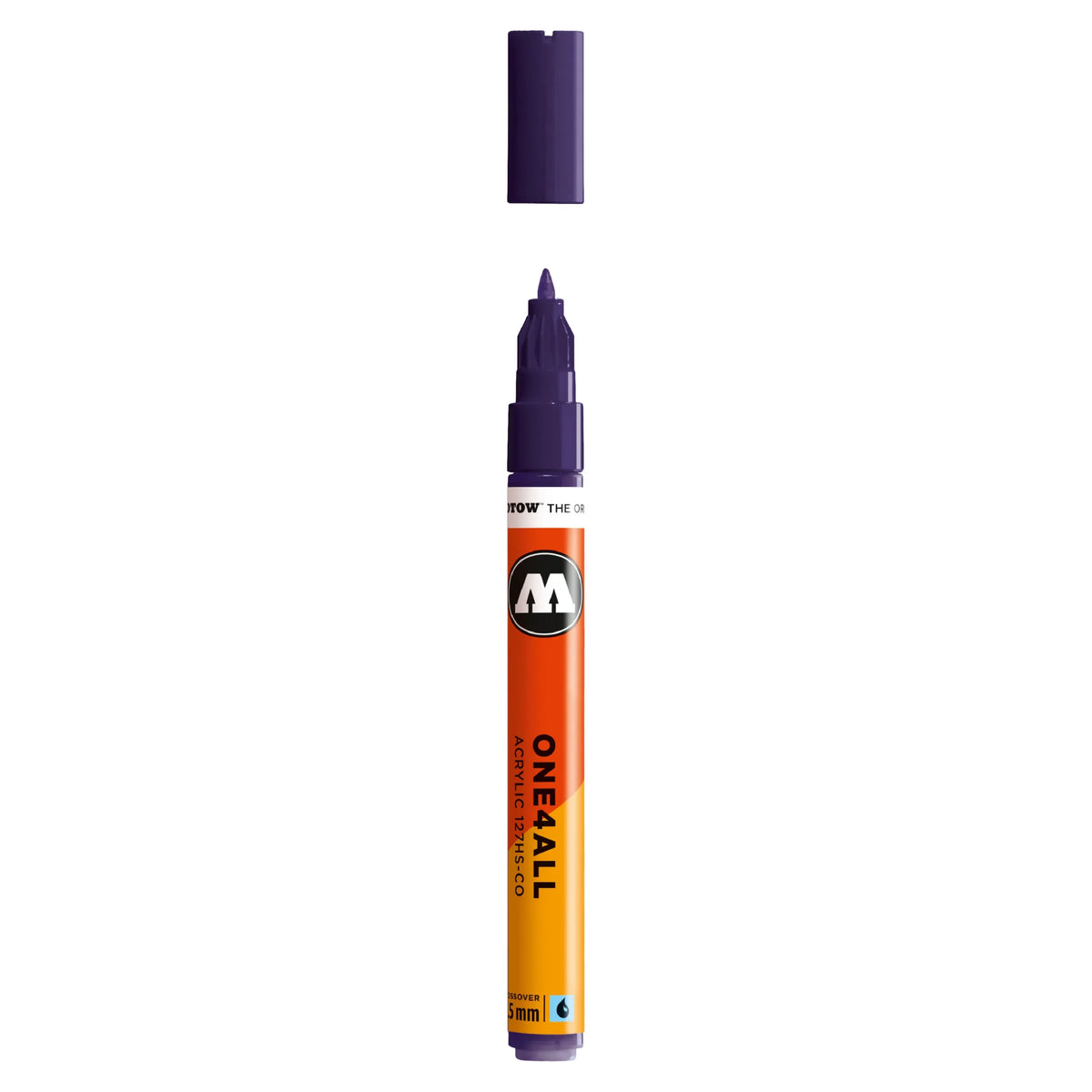 Molotow ONE4ALL 127HS-CO Verfstift Violet Donker - Acrylmarker 1,5 mm