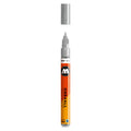 Molotow ONE4ALL 127HS-CO Verfstift Zilver - Acrylmarker 1,5 mm