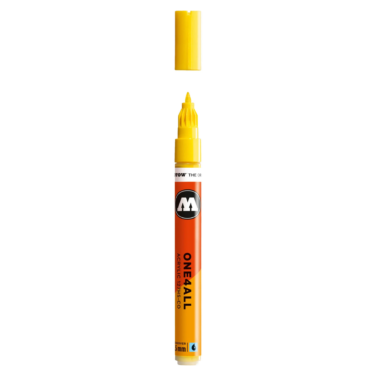 Molotow ONE4ALL 127HS-CO Verfstift Zink Geel - Acrylmarker 1,5 mm