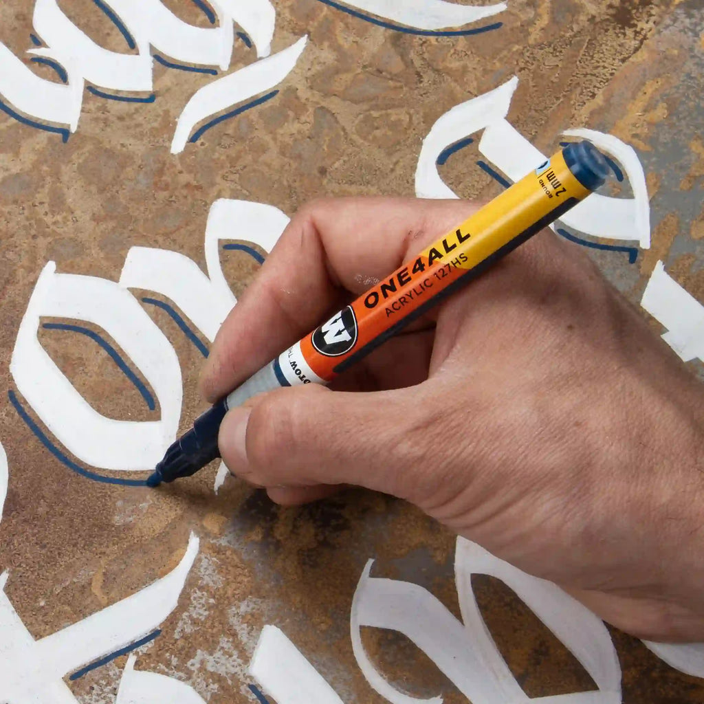 Molotow ONE4ALL 127HS Verfstift Set Character 6 Stuks - Acrylmarker 2 mm