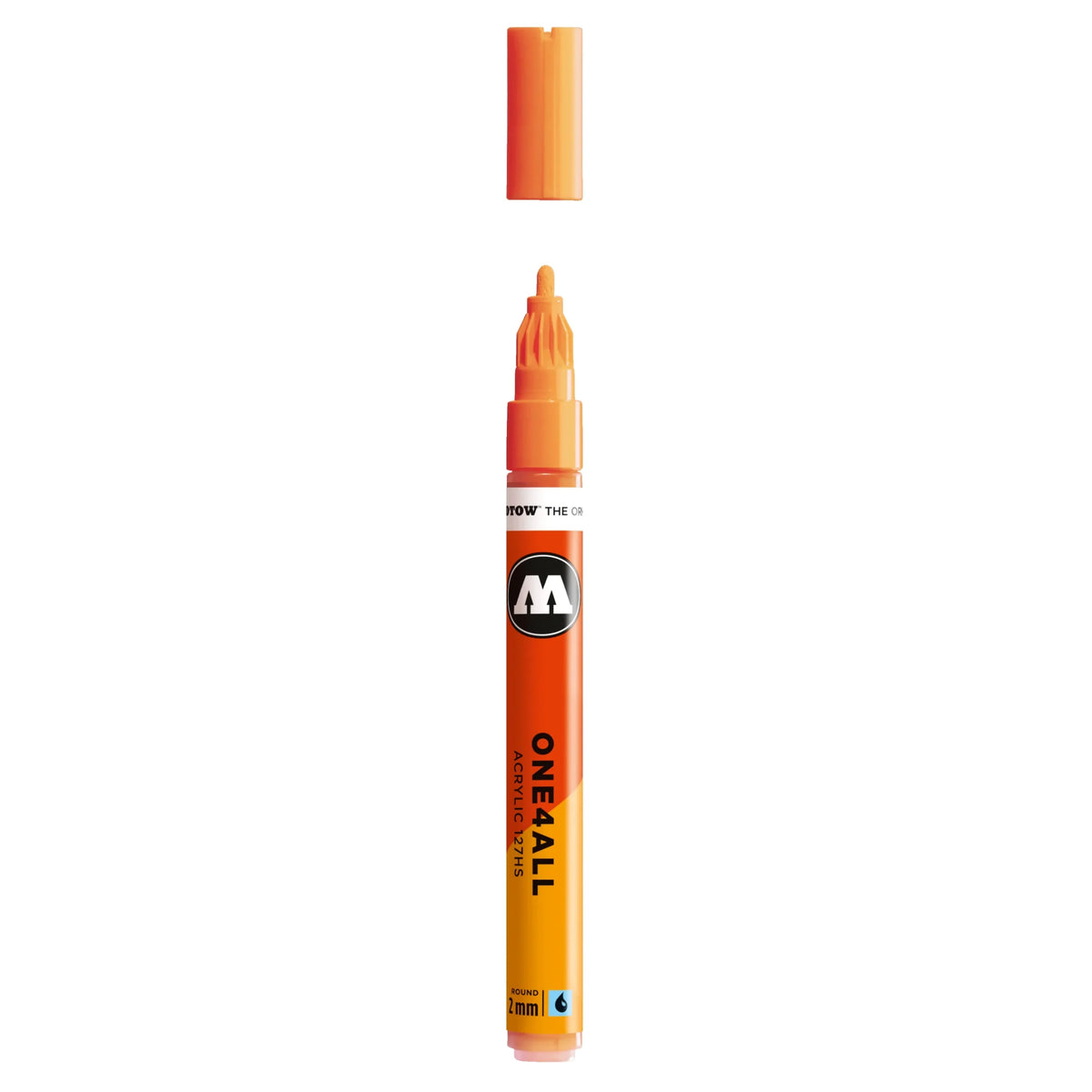 Molotow ONE4ALL 127HS Verfstift Goudvis - Acrylmarker 2 mm