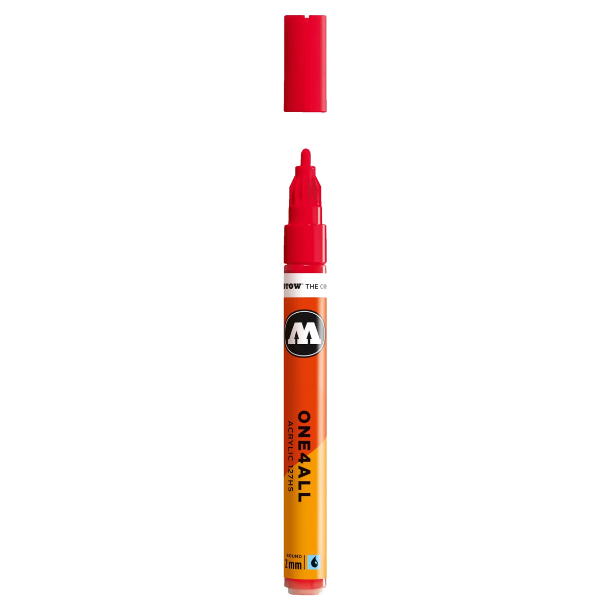 Molotow ONE4ALL 127HS Verfstift Kers Rood - Acrylmarker 2 mm