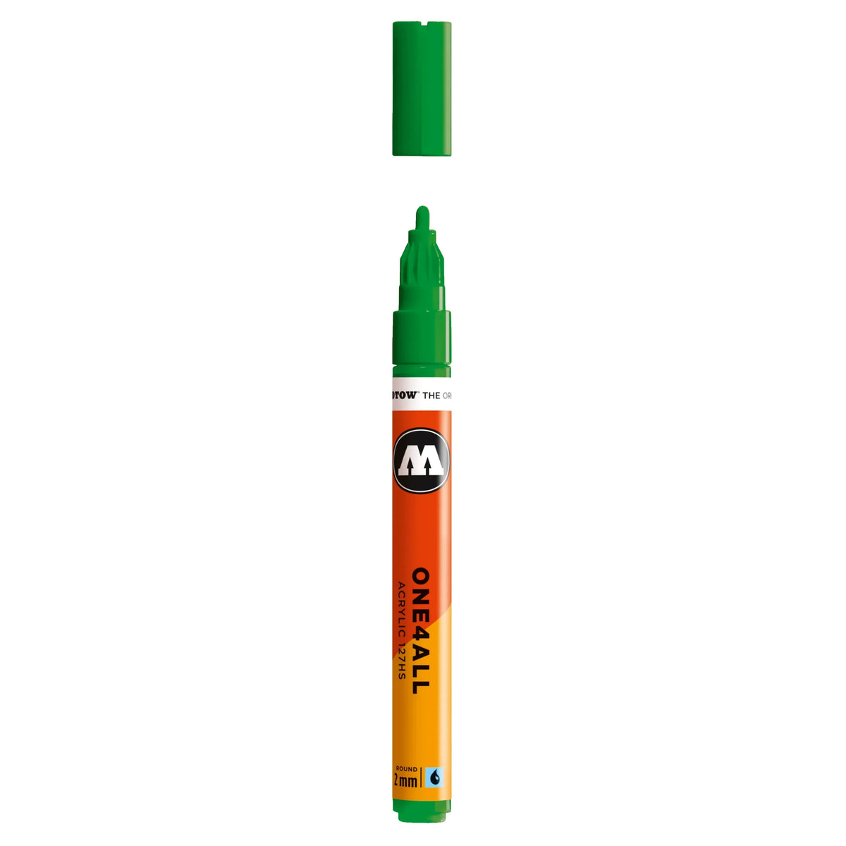 Molotow ONE4ALL 127HS Verfstift Klaver Groen - Acrylmarker 2 mm