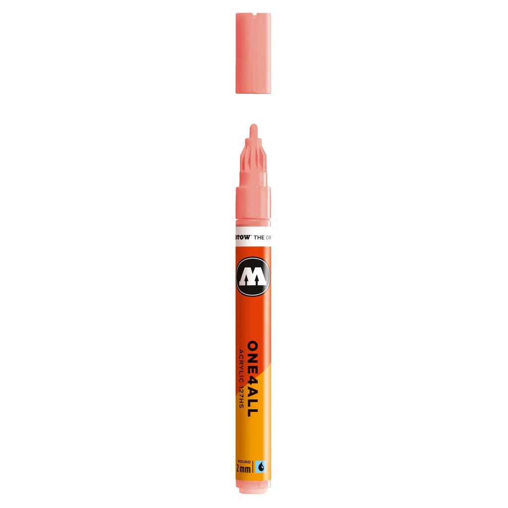 Molotow ONE4ALL 127HS Verfstift Koraal - Acrylmarker 2 mm