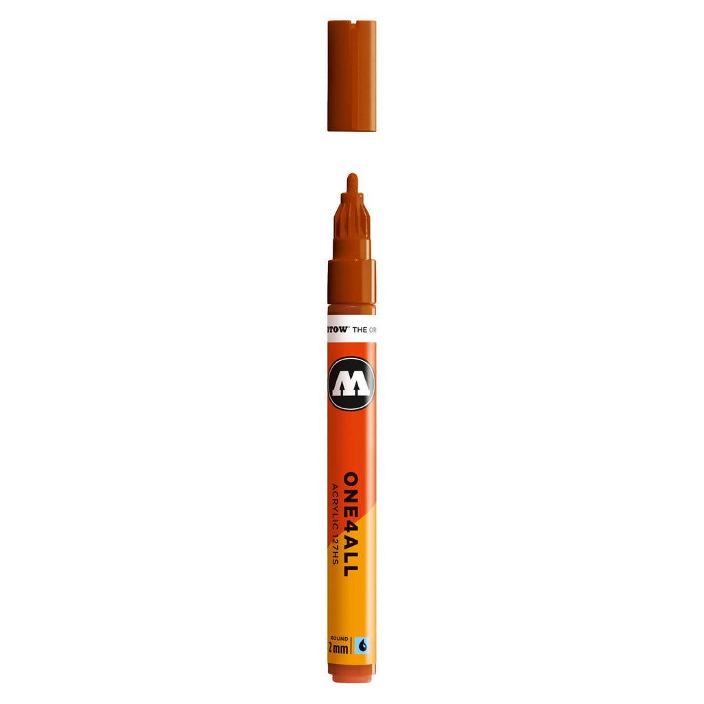Molotow ONE4ALL 127HS Verfstift Kreeft Rood - Acrylmarker 2 mm