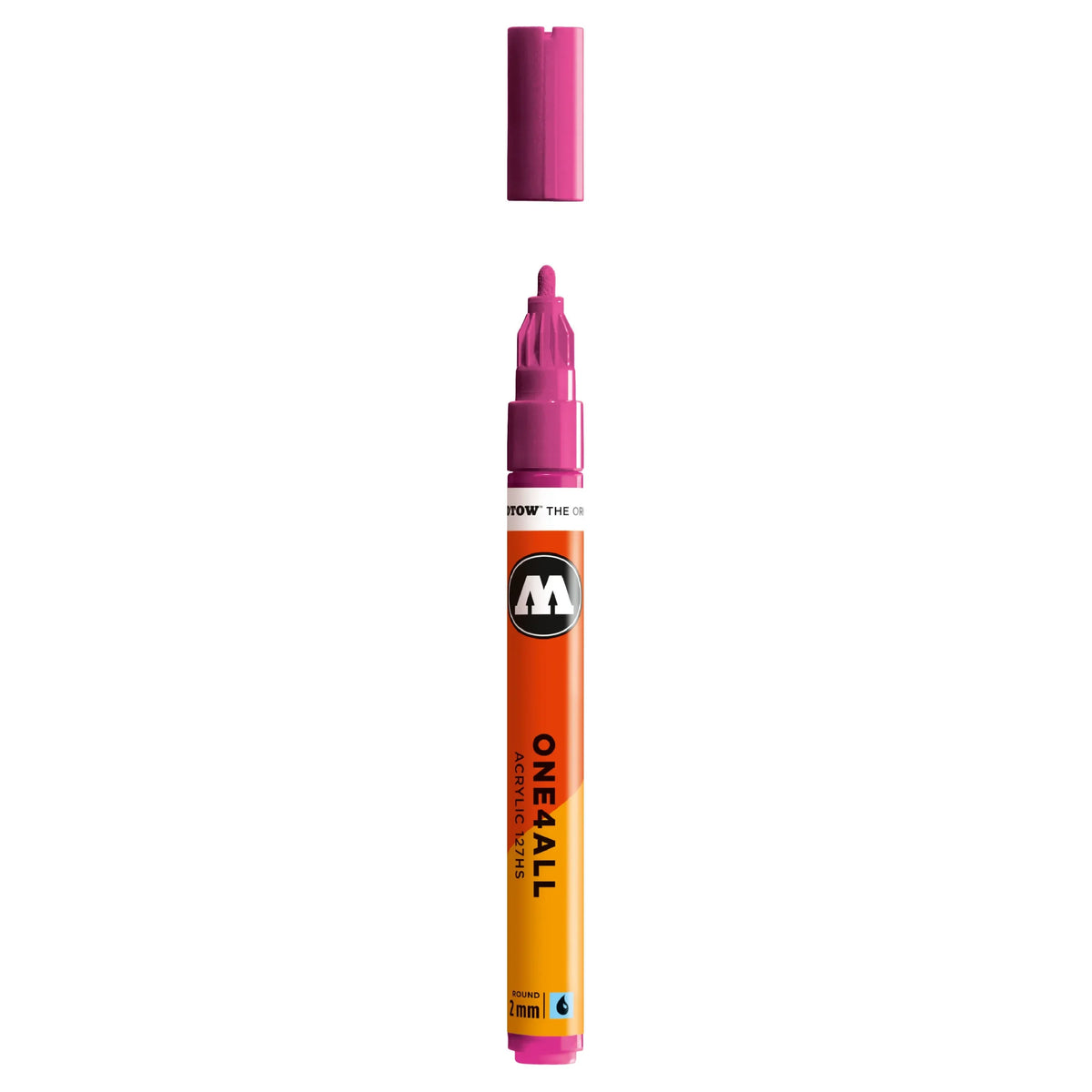 Molotow ONE4ALL 127HS Verfstift Magenta - Acrylmarker 2 mm