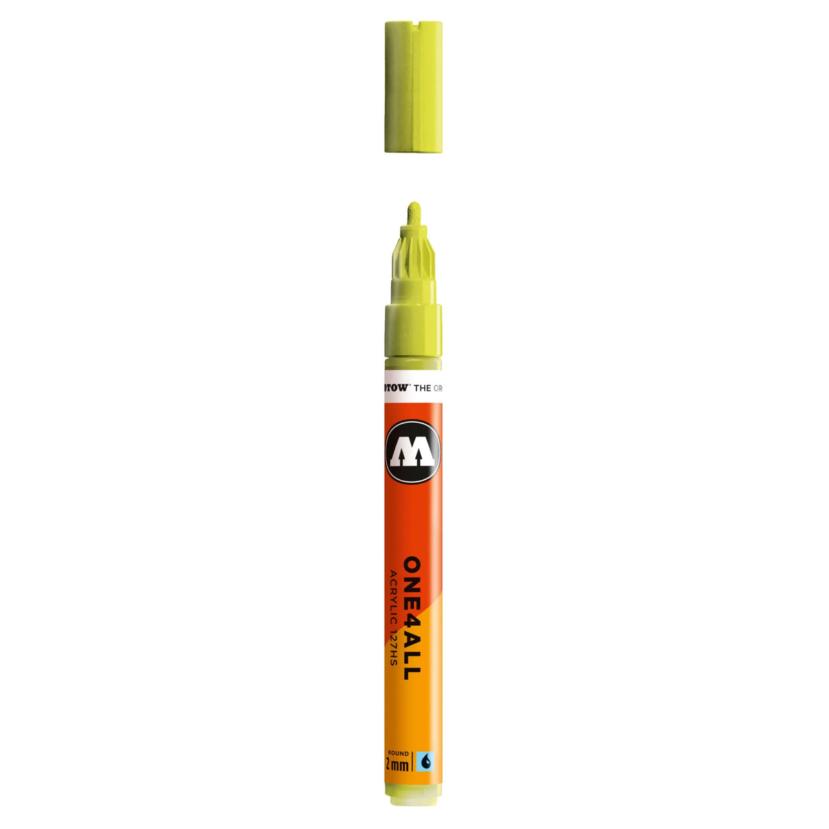 Molotow ONE4ALL 127HS Verfstift Natuur Licht Groen - Acrylmarker 2 mm