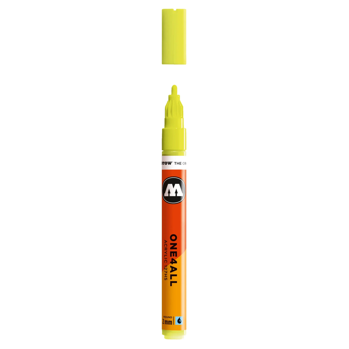 Molotow ONE4ALL 127HS Verfstift Neon Licht Groen Fluo - Acrylmarker 2 mm