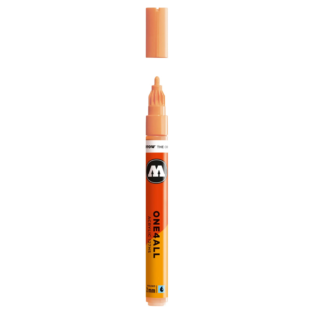 Molotow ONE4ALL 127HS Verfstift Perzik Pastel - Acrylmarker 2 mm