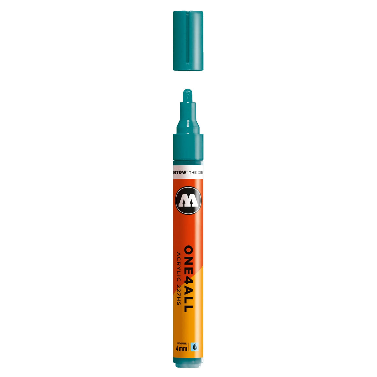 Molotow ONE4ALL 227HS Verfstift Aqua Blauw - Acrylmarker 4 mm