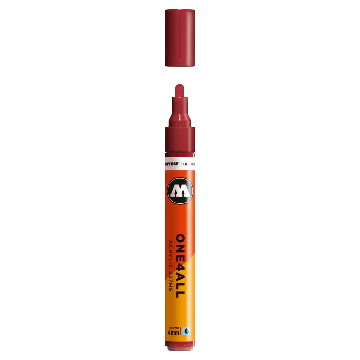 Molotow ONE4ALL 227HS Verfstift Bordeaux Rood - Acrylmarker 4 mm