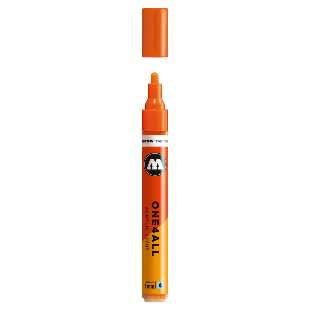 Molotow ONE4ALL 227HS Verfstift Dare Oranje - Acrylmarker 4 mm