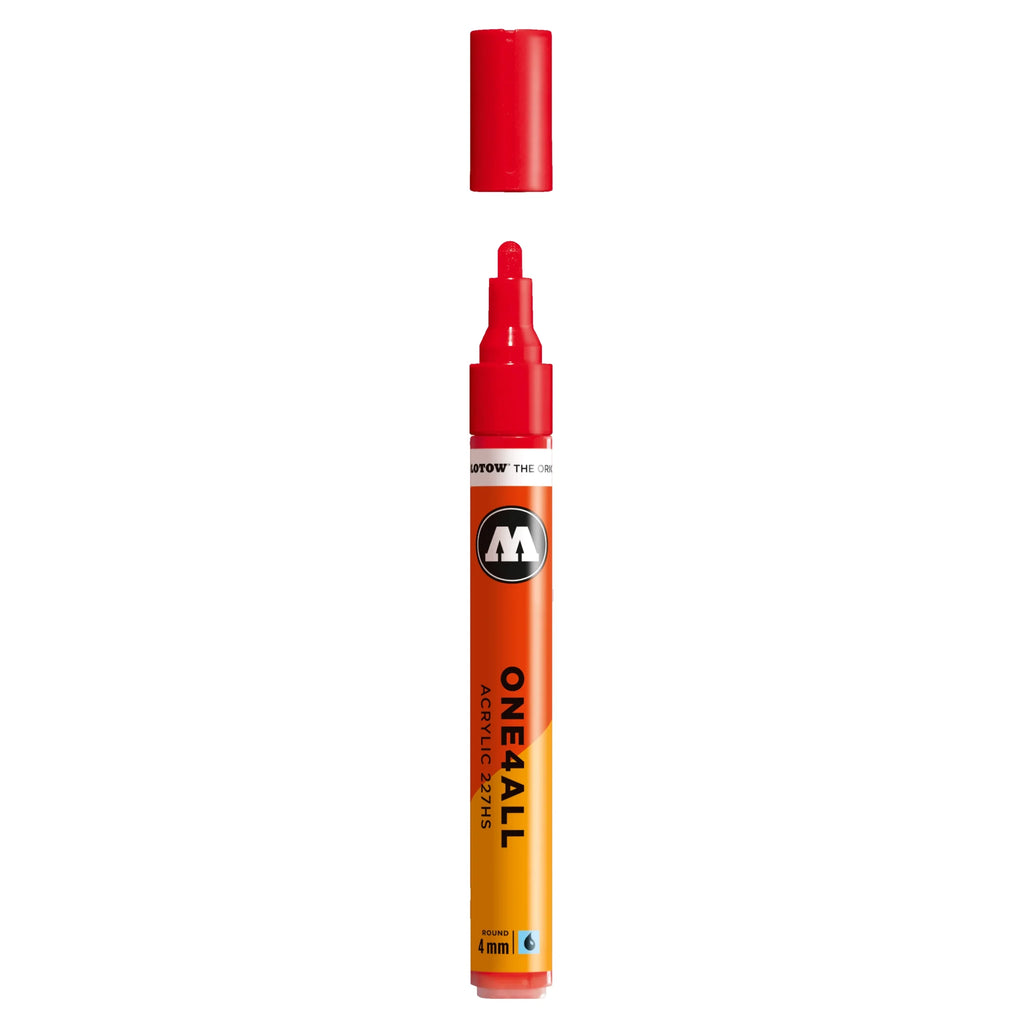 Molotow ONE4ALL 227HS Verfstift Kers Rood - Acrylmarker 4 mm