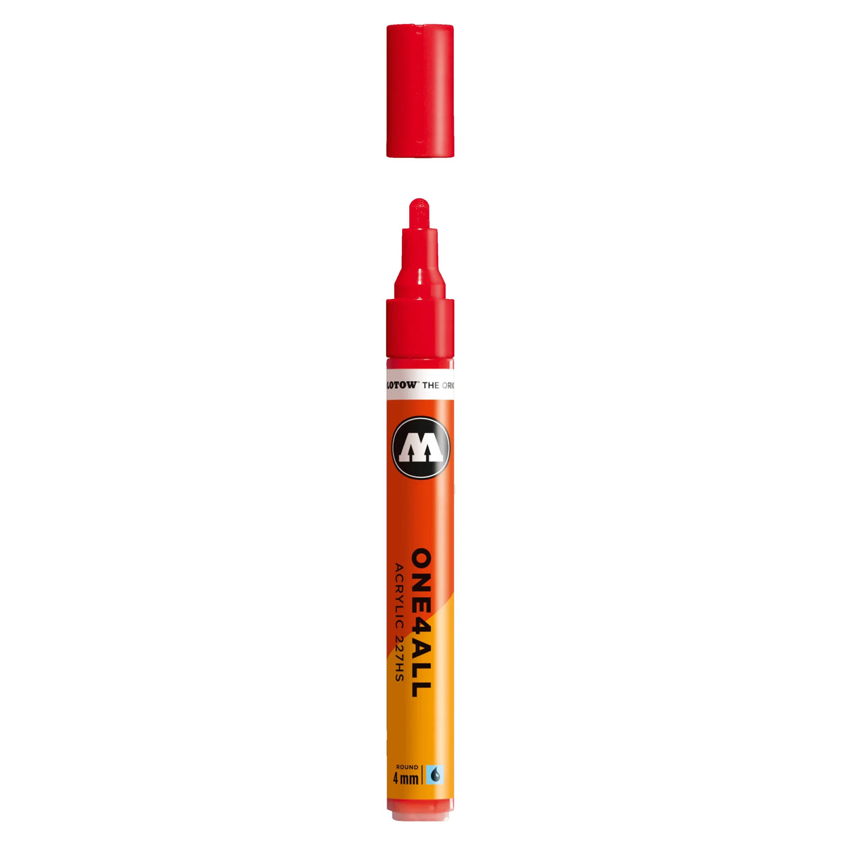 Molotow ONE4ALL 227HS Verfstift Kers Rood - Acrylmarker 4 mm