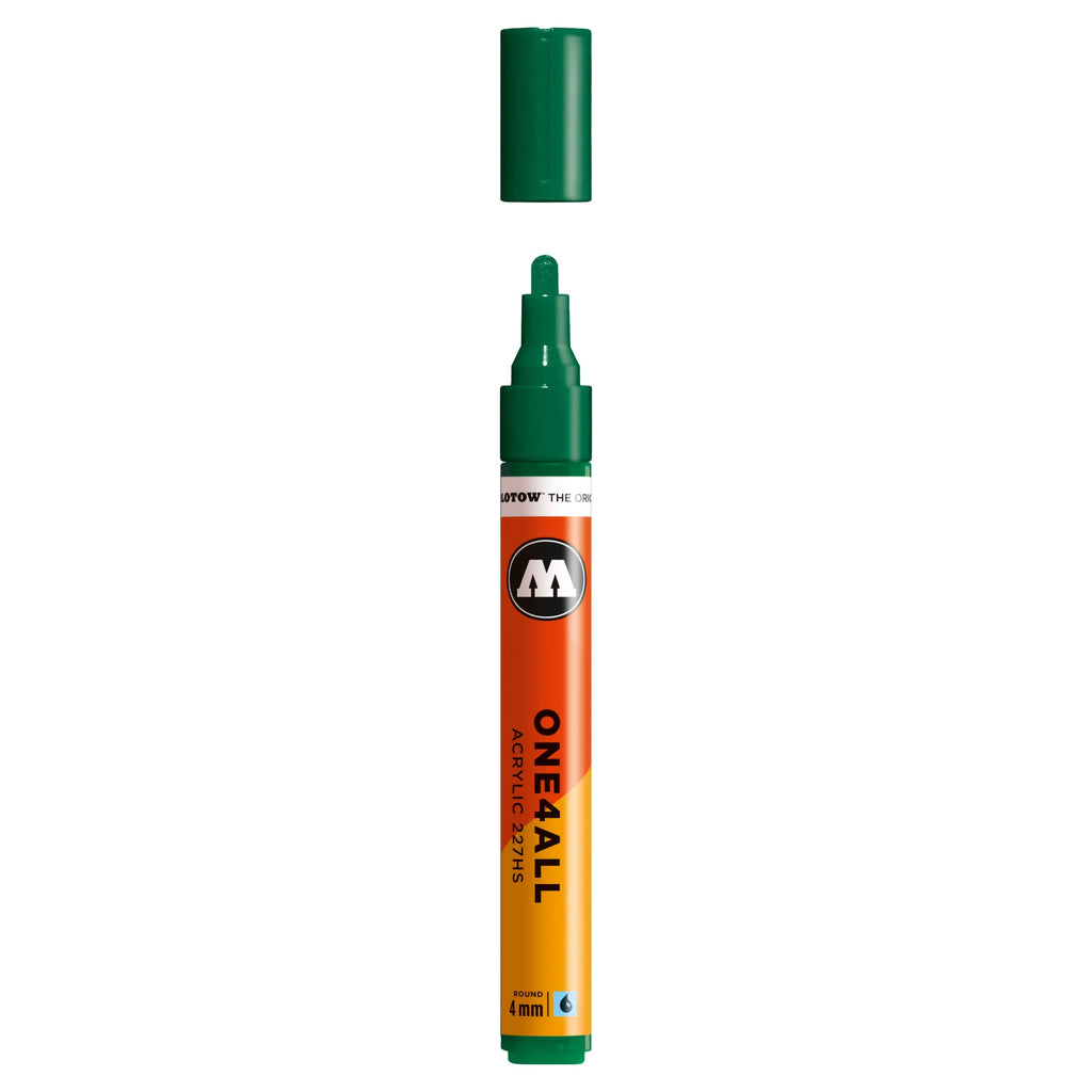 Molotow ONE4ALL 227HS Verfstift Mister Groen - Acrylmarker 4 mm
