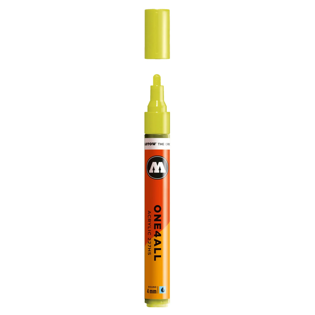 Molotow ONE4ALL 227HS Verfstift Natuur Licht Groen - Acrylmarker 4 mm