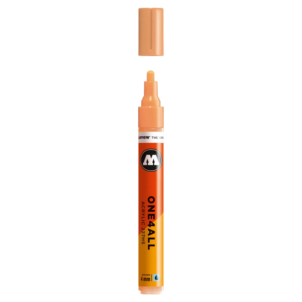 Molotow ONE4ALL 227HS Verfstift Perzik Pastel - Acrylmarker 4 mm