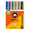 Molotow ONE4ALL 227HS Verfstift Set Metallic 6 Stuks - Acrylmarker 4 mm