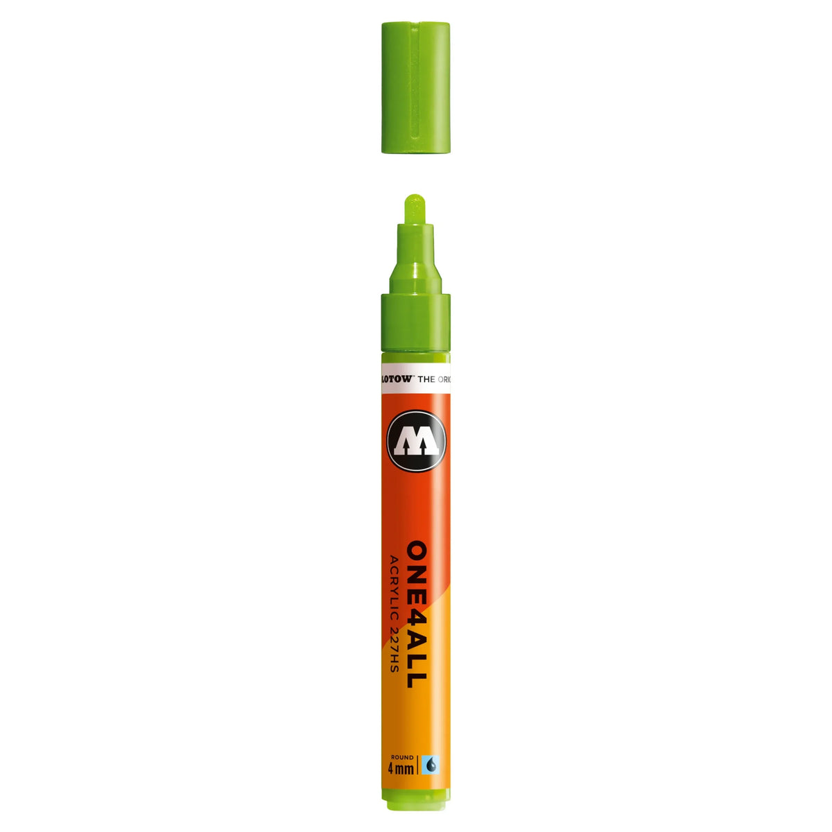 Molotow ONE4ALL 227HS Verfstift Sprinkhaan Groen - Acrylmarker 4 mm