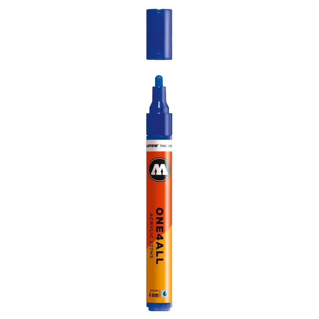 Molotow ONE4ALL 227HS Verfstift Ultramarijn Blauw - Acrylmarker 4 mm