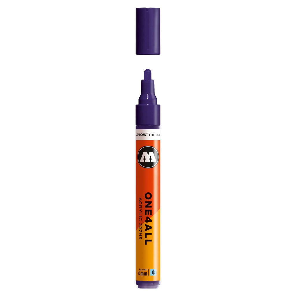 Molotow ONE4ALL 227HS Verfstift Violet Donker - Acrylmarker 4 mm