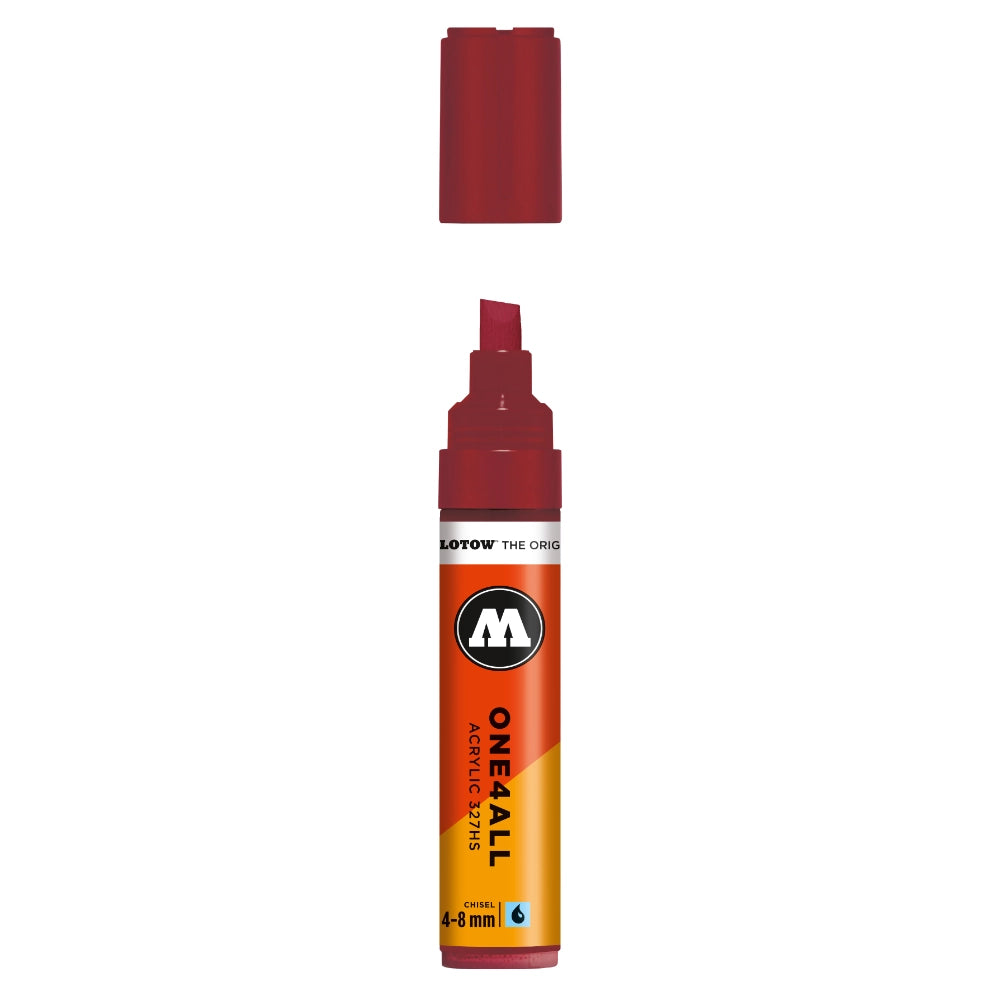 Molotow ONE4ALL 327HS Verfstift Bordeaux Rood - Acrylmarker 4-8 mm