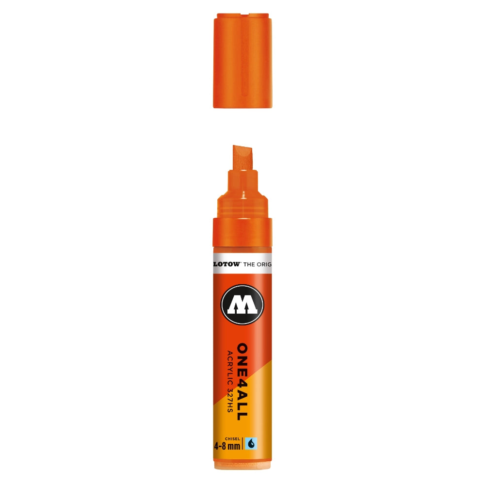 Molotow ONE4ALL 327HS Verfstift Dare Oranje - Acrylmarker 4-8 mm