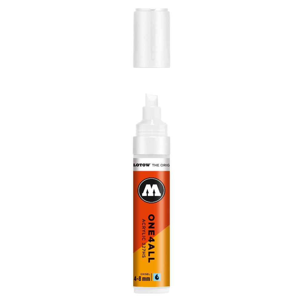 Molotow ONE4ALL 327HS Verfstift Signaal Wit - Acrylmarker 4-8 mm