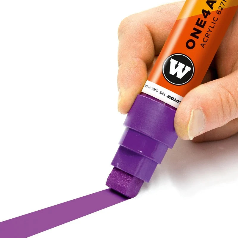 Molotow ONE4ALL 627HS Verfstift Schock Blauw Midden - Acrylmarker 15 mm