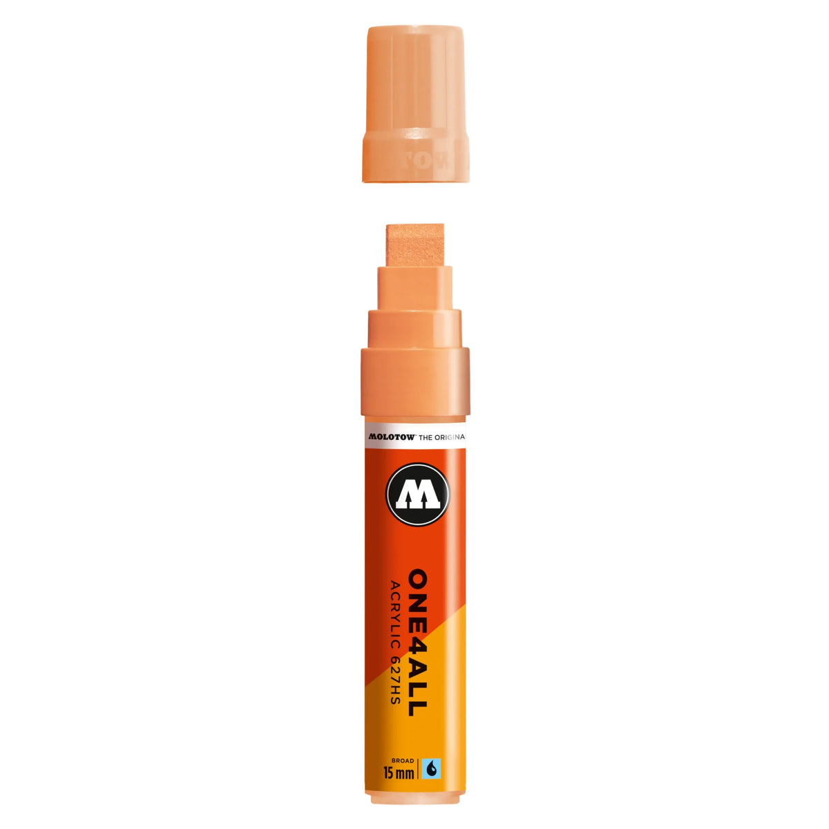 Molotow ONE4ALL 627HS Verfstift Perzik Pastel - Acrylmarker 15 mm