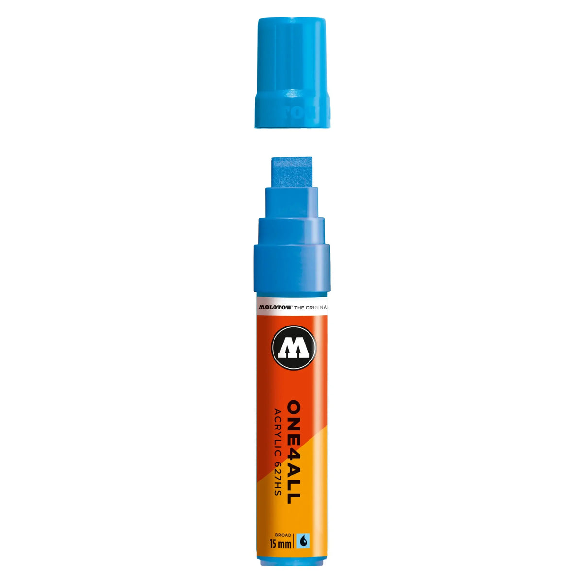 Molotow ONE4ALL 627HS Verfstift Schock Blauw Midden - Acrylmarker 15 mm