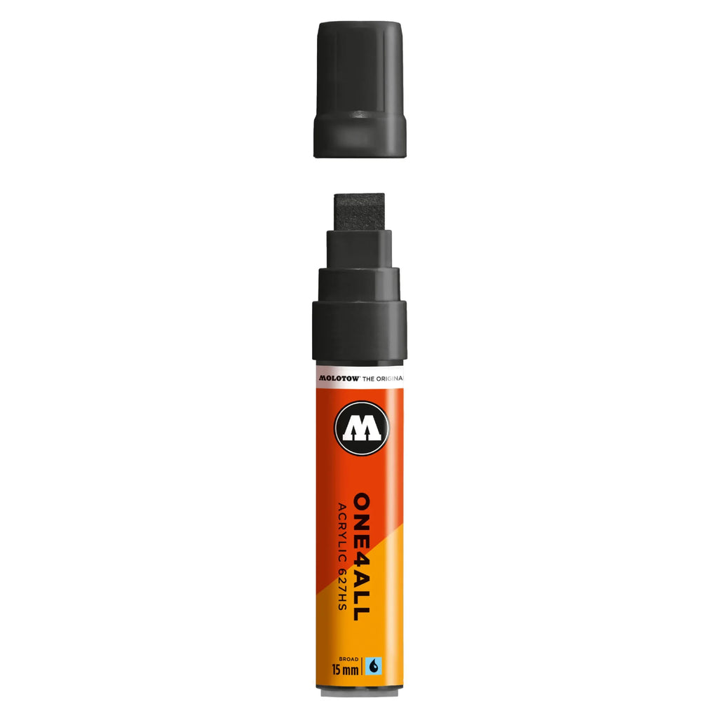 Molotow ONE4ALL 627HS Verfstift Signaal Zwart - Acrylmarker 15 mm