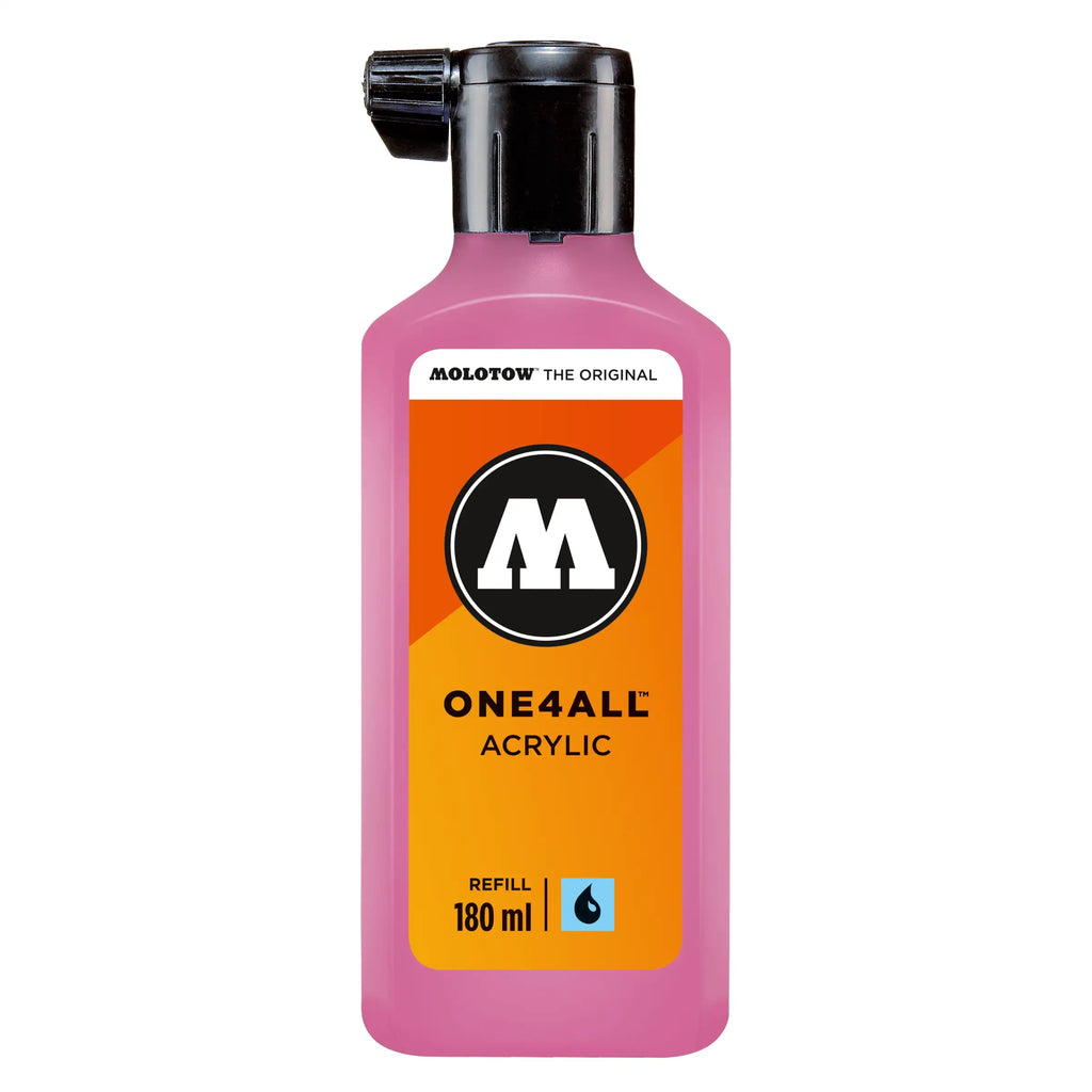 Molotow ONE4ALL Acryl Navulinkt Fuchsia Roze - 180 ml