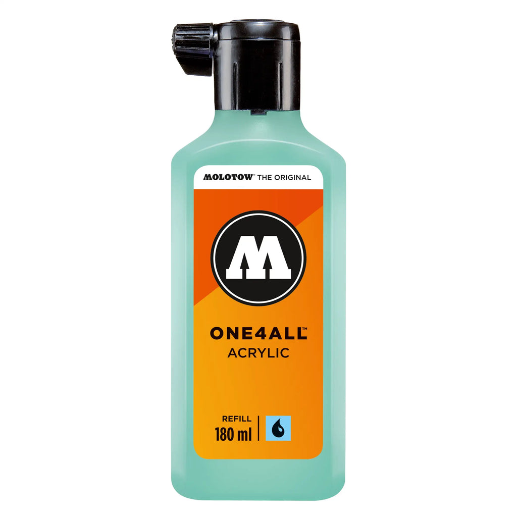 Molotow ONE4ALL Acryl Navulinkt Lago Blauw Pastel - 180 ml