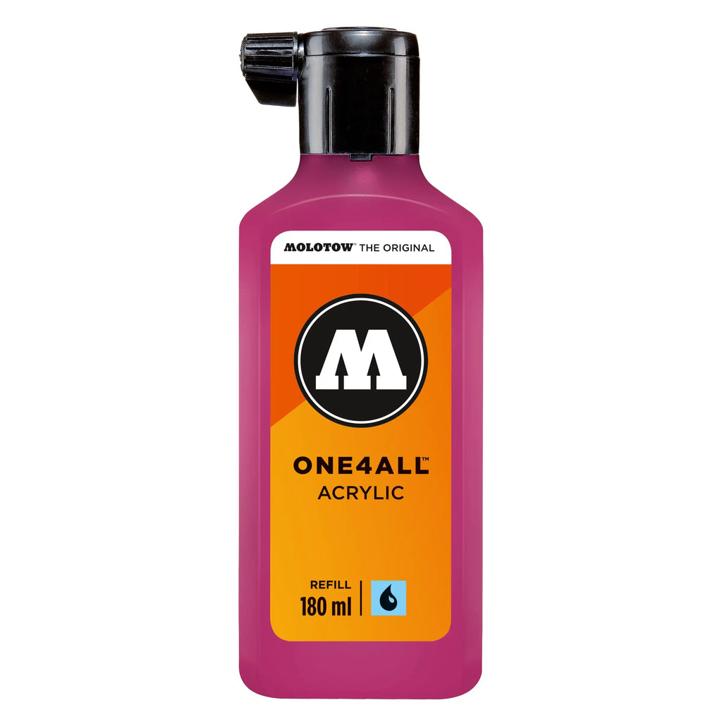 Molotow ONE4ALL Acryl Navulinkt Magenta - 180 ml