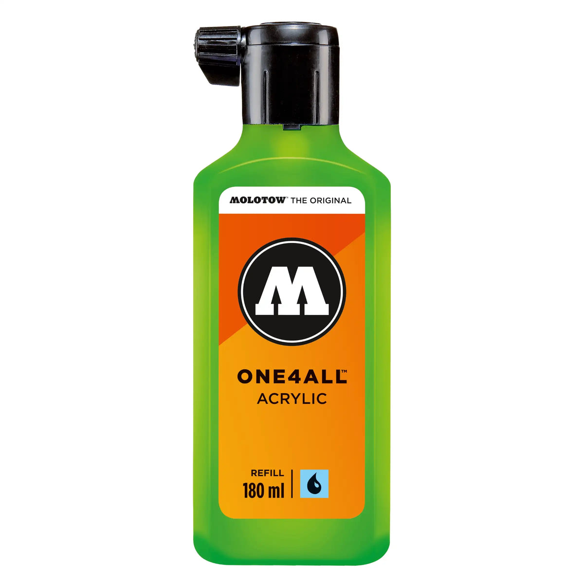 Molotow ONE4ALL Acryl Navulinkt Neon Groen Fluo - 180 ml