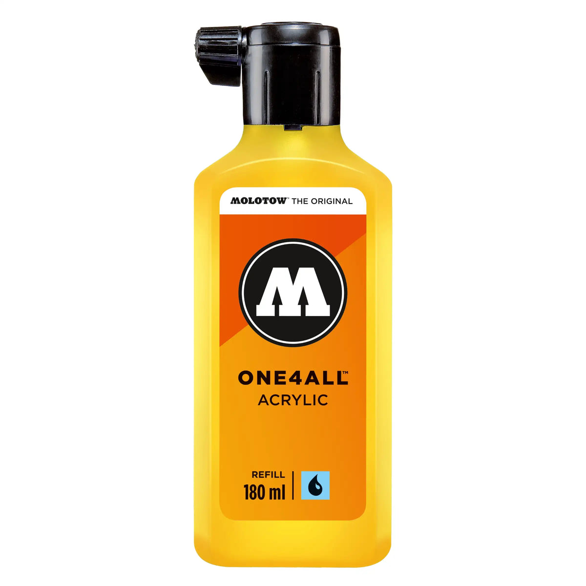 Molotow ONE4ALL Acryl Navulinkt Zink Geel - 180 ml