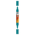 Molotow ONE4ALL TWIN Verfstift Aqua Blauw - Acrylmarker 1,5 en 4 mm