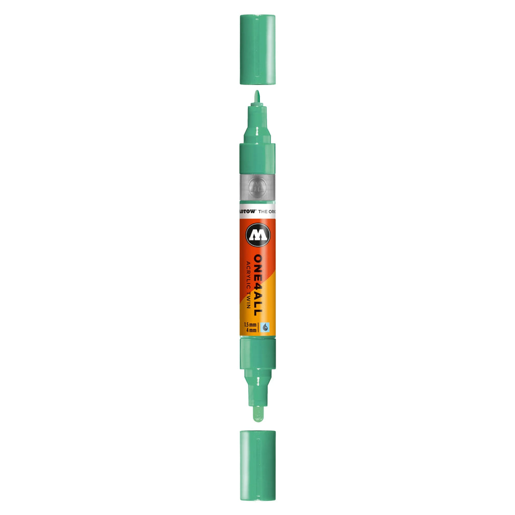Molotow ONE4ALL TWIN Verfstift Calypso Midden - Acrylmarker 1,5 en 4 mm