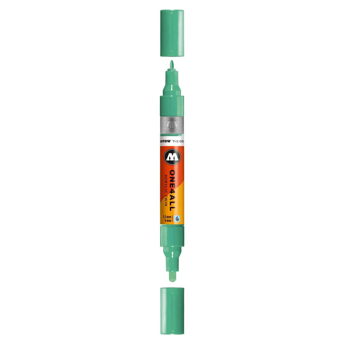 Molotow ONE4ALL TWIN Verfstift Calypso Midden - Acrylmarker 1,5 en 4 mm