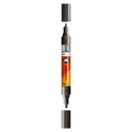 Molotow ONE4ALL TWIN Verfstift Metallic Zwart - Acrylmarker 1,5 en 4 mm