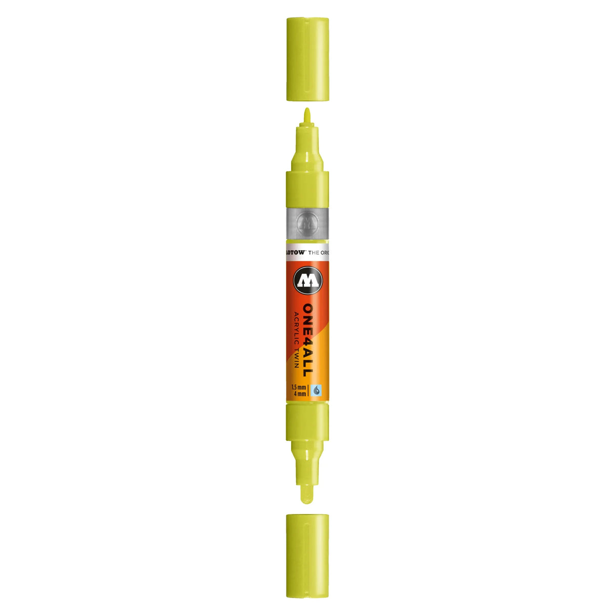 Molotow ONE4ALL TWIN Verfstift Natuur Licht Groen - Acrylmarker 1,5 en 4 mm