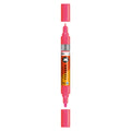 Molotow ONE4ALL TWIN Verfstift Neon Rood Fluo - Acrylmarker 1,5 en 4 mm