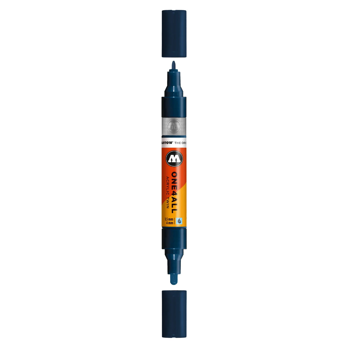 Molotow ONE4ALL TWIN Verfstift Petrol - Acrylmarker 1,5 en 4 mm