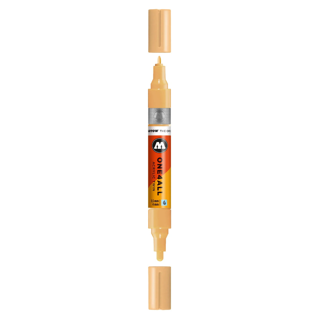 Molotow ONE4ALL TWIN Verfstift Sahara Beige Pastel - Acrylmarker 1,5 en 4 mm
