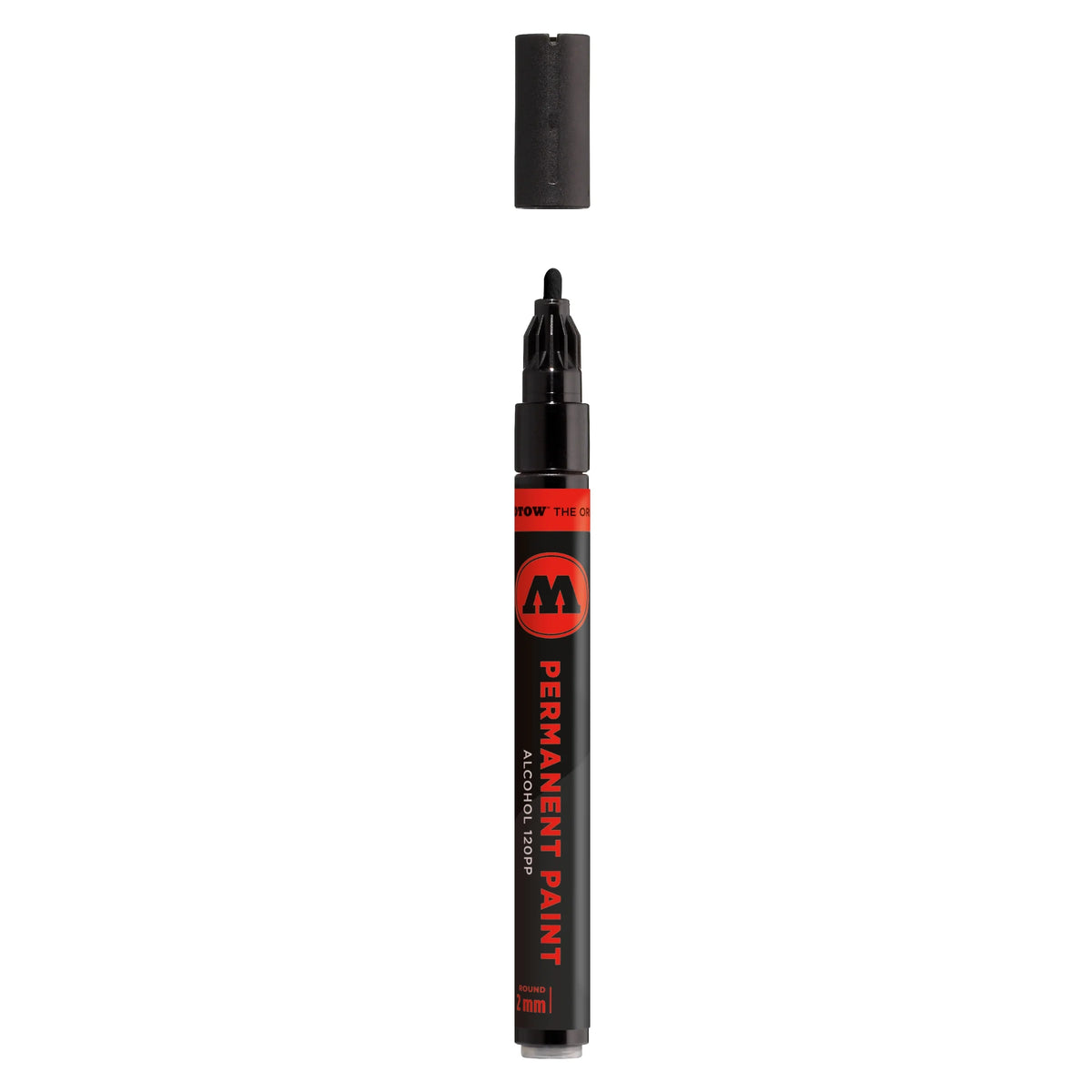 Molotow Permanent Paint 120PP Marker Signaal Zwart - Alcoholmarker 2 mm