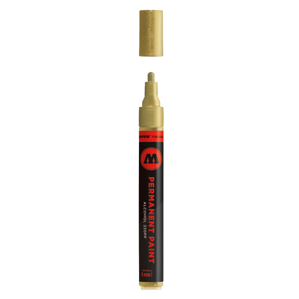 Molotow Permanent Paint 220PP Marker Metallic Koper - Alcoholmarker 4 mm